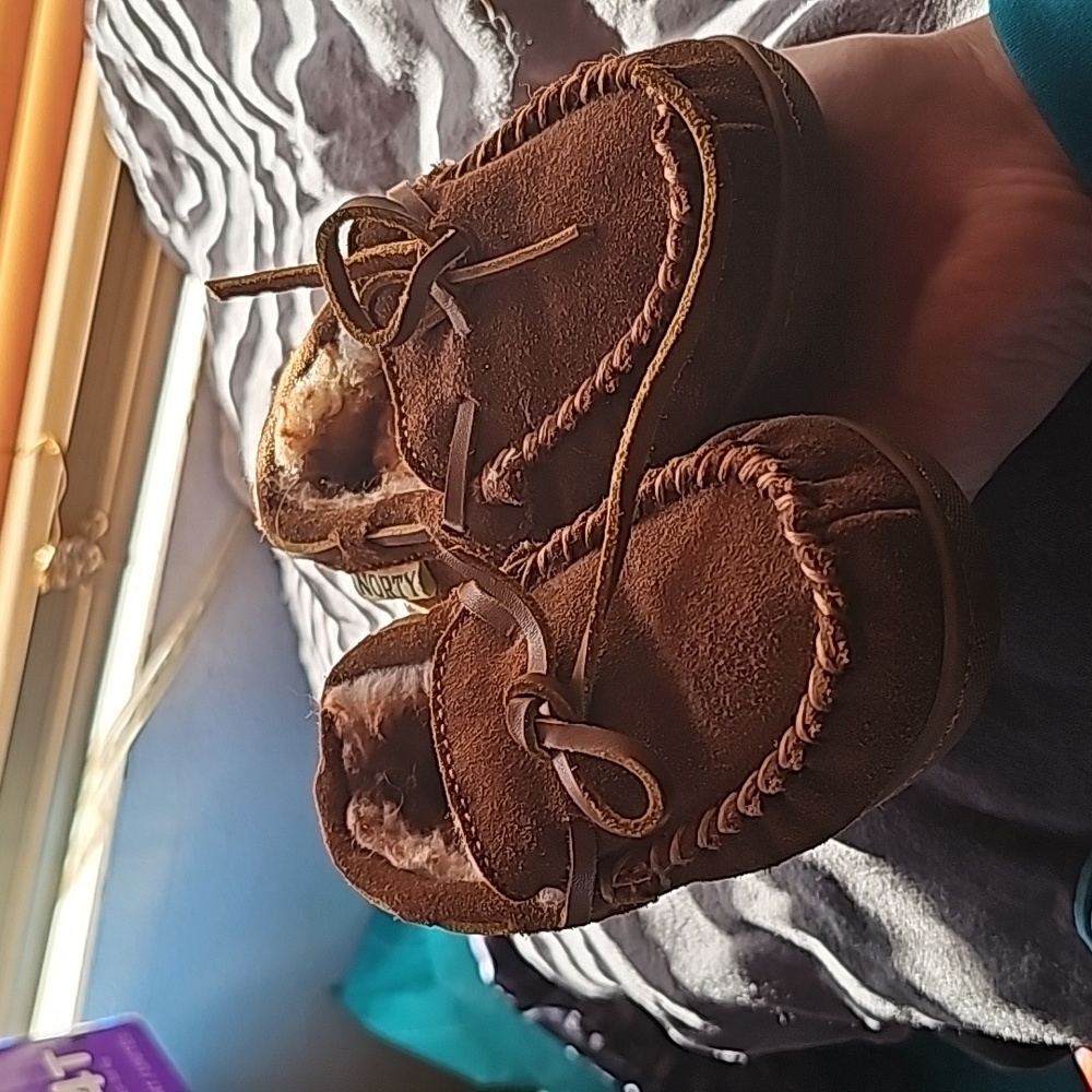 Norty Toddler Slippers Size 6